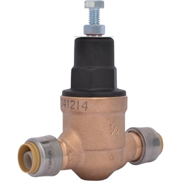 Picture of Cash Acme 23807-0045 Cash Acme EB45 SharkBite Pressure Regulating Valve, Direct, 1/2 Inch Push to Connect, Poly Top, 45 PSI, 23807-0045 (EA)