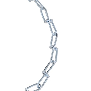 Picture of Koch Industries A15922 Koch A15922 Double Loop Chain, 2/0 X 20 Ft, 255 Lb, 2/0, Zinc Plated (EA)