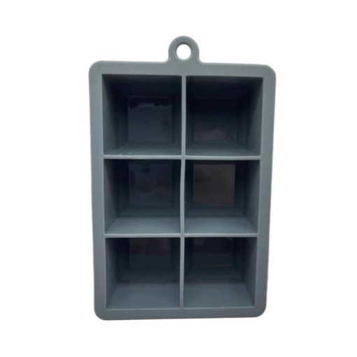 Picture of BARY3 BAR-0767 barY3 Grey Silicone Ice Tray 6 (EA)