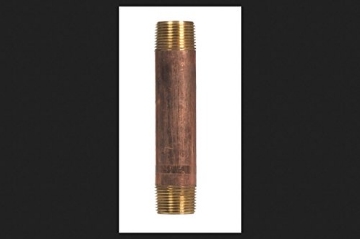 Picture of JMF COMPANY 49042 JMF Nipple 1" X 6" Red Brass Bulk (EA)