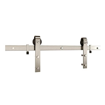 Picture of National/Spectrum Brands N700-002 National Hardware N700-002 Classic Interior Sliding Barn Door Kit, Two-Piece, 72-Inches, Satin Nickel (EA)