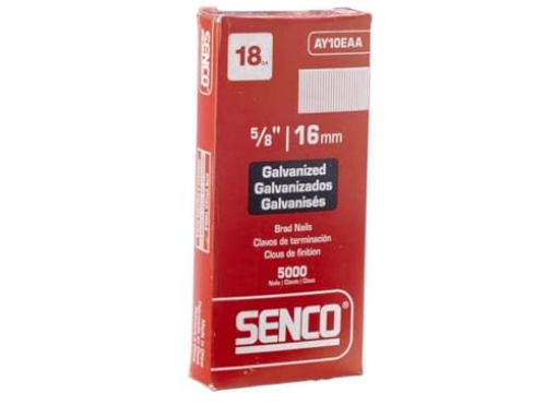 Picture of SENCO FASTENING SYSTEMS AY10EAA NAIL BRAD 5/8"18G BX5000 (EA)