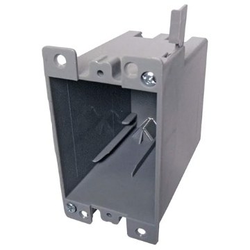 Picture of Cantex Industries EZ21SO Cantex EZ21SOR Electrical Box, 1 Gang, 21 Cu. In., Pvc (EA)