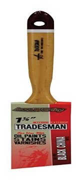 Picture of LINZER PRODUCTS CORP 5022 1-1/2 Arroworthy 5022 1-1/2" Tradesman Black China Angular Brush, 1.5" (EA)