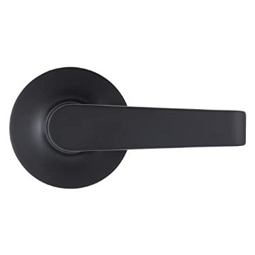 Picture of BRINKS COMMERCIAL BC40101 BRINKS Commercial - Light Duty Passage Door Lever, Matte Black Finish - Meets ANSI Grade 2 Standards and is ADA Compliant (EA)