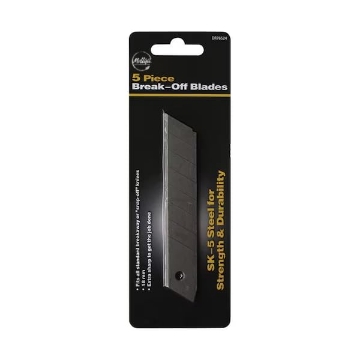 Picture of ACE TRADING - CMA 3 DR76524 18 mm Steel Straight Edged Replacement Snap Blades; Silver - Pack of 5, Mfr: 2796092-A (EA)
