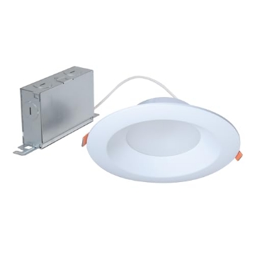 Picture of HALO LT6089FS351EWHD HALO 6-Inch Canless LED Recessed Light Selectable 3000K, 4000K, 5000K CCT 800 Lumens – White (EA)