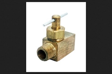 Picture of JMF COMPANY 4506614 JMF 4506614 0.25 x 0.25 in. Dia. Brass Straight Needle Valve- Pack of 5 (PK-5-EA)