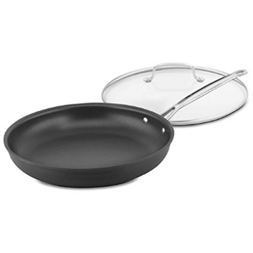 Picture of Cuisinart 622-30GP1 Cuisinart 12-Inch Skillet, Nonstick-Hard-Anodized with Glass Cover, 622-30GP1 (EA)