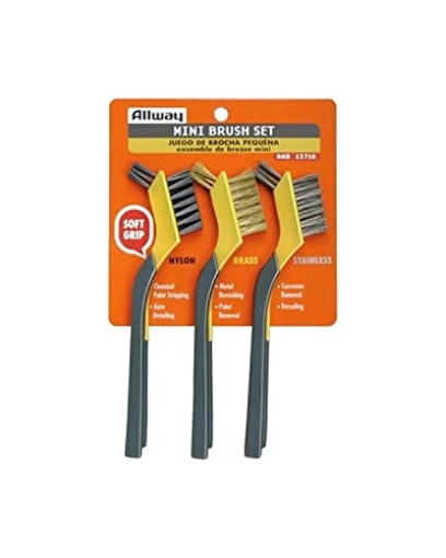 Picture of ALLWAY TOOLS INC AMB Mini Wire Brush Asst 3pc (EA)