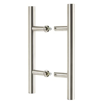 Picture of BRINKS BC40095 BRINKS Commercial - 12" 'H' Style Pull Door Handle, Satin Chrome Finish - Rust and Corrosion Resistant Door Handle (EA)