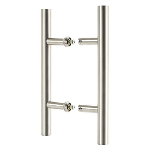 Picture of BRINKS BC40095 BRINKS Commercial - 12" 'H' Style Pull Door Handle, Satin Chrome Finish - Rust and Corrosion Resistant Door Handle (EA)