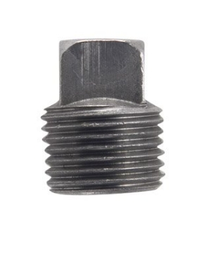 Picture of BILLCO CORP 753288000407 Billco 1/2 in. MPT 0.97 in. L Black Steel Square Head Plug (PK-5-EA)