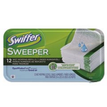 Picture of PROCTER & GAMBLE INC 08622 PAG35154 - Procter amp; Gamble Professional Premoistened Swiffer Sweeper System Wet Refill Cloths (BX-12-EA)