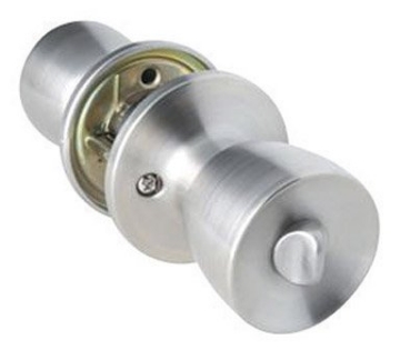 Picture of Home Plus+ LA2112 APEX Tools Home Plus Satin Chrome Steel Privacy Lockset ANSI Grade 3 1-3/4 in. (EA)