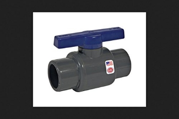 Picture of HOMEWERKS VBVP80LTB6B NDS 1-1/4 PVC Threaded Ball Valve (EA)