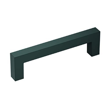 Picture of Amerock BP36570FB Amerock | Cabinet Pull | Matte Black | 3-3/4 inch (96 mm) Center-to-Center | Monument | 1 Pack | Drawer Pull | Drawer Handle | Cabinet Hardware (EA)
