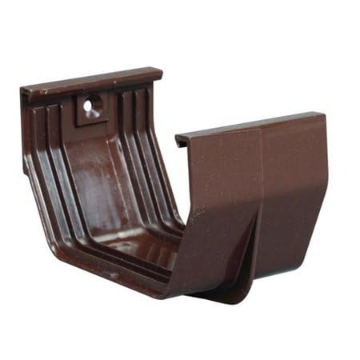 Picture of AMERIMAX T1505 Amerimax 5 in. H x 3 in. W x 3.3 in. L Brown Vinyl Gutter Connector - Case of: 25;2525 (PK-25-EA)