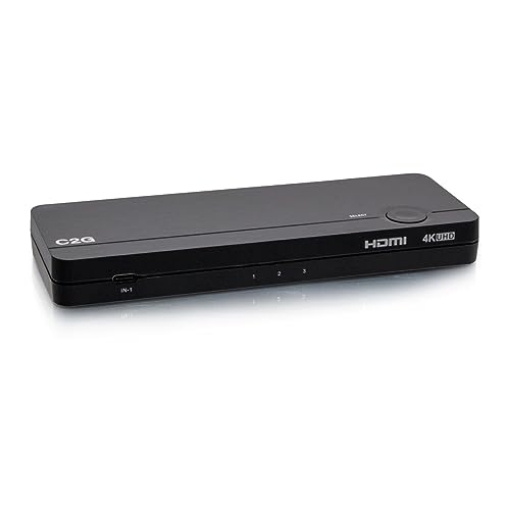 Picture of C2G C2G54541 C2G USB C HDMI KVM Switch - 3-Input USB to 4K HDMI Out - Power DELIVERY (EA)