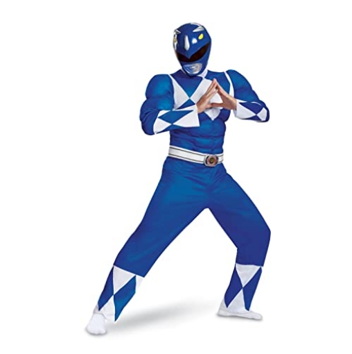 Picture of Disguise DG79731C Disguise Men's Plus-Size Blue Ranger Classic Muscle Adult Costume, Blue, XXL (50-52) (EA)