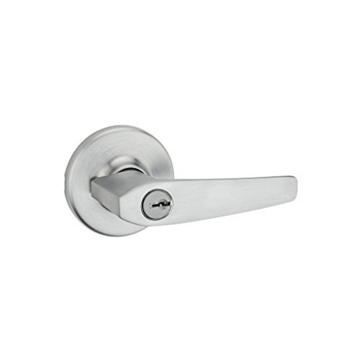 Picture of Kwikset 94050-675 Kwikset 94050-560 Delta Keyed Entry Lever in Satin Chrome (EA)