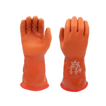 Picture of ATLAS CHEMICAL CORP 460XL-10.RT SHOWA Atlas 460 Fully Coated Insulated PVC Chemical Resistant Winter Safety Glove with Cotton/Acrylic Liner, X-Large (1 Pair) (EA)