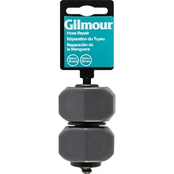Picture of Gilmour 801024-1002 Gilmour Polymer Garden Hose Repair Kit Clamp Mender, Hose Repair for 5/8" and 3/4" Water Hoses (EA)