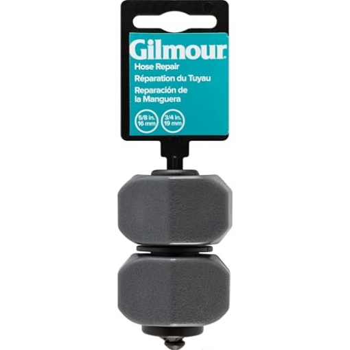Picture of Gilmour 801024-1002 Gilmour Polymer Garden Hose Repair Kit Clamp Mender, Hose Repair for 5/8" and 3/4" Water Hoses (EA)