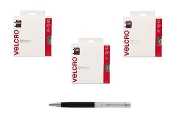 Picture of VEK 91325 VELCRO Brand - Sticky Back - 45' x 3/4" Tape - White ( Bundle Includes Plexon Crystal Ballpoint Pen) (EA)