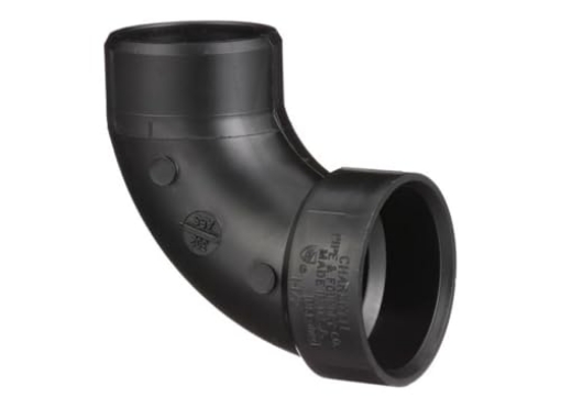 Picture of CHARLOTTE PIPE ABS003020600 Charlotte Pipe Street Elbow Abs/Dwv 1-1/2" 90 Deg. (EA)