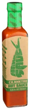Picture of HANK SAUCE LLC B00HRCU0JK Cilanktro Hot Sauce By Hank Sauce - Versatile, Mild, Cayenne Pepper Sauce Infused With Fresh Garlic & Cilantro - Multipurpose Craft Hot Sauce - Gluten Free - 8.5 Fl Oz (Pack Of 1) (EA)