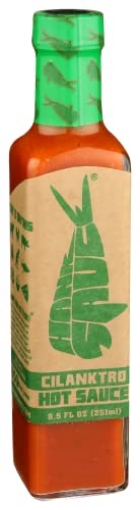 Picture of HANK SAUCE LLC B00HRCU0JK Cilanktro Hot Sauce By Hank Sauce - Versatile, Mild, Cayenne Pepper Sauce Infused With Fresh Garlic & Cilantro - Multipurpose Craft Hot Sauce - Gluten Free - 8.5 Fl Oz (Pack Of 1) (EA)