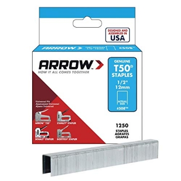 Picture of ARROW FASTENER CO LLC 50824 Arrow Fastener 50824 1/2" T50 Staples (PK-4-EA)