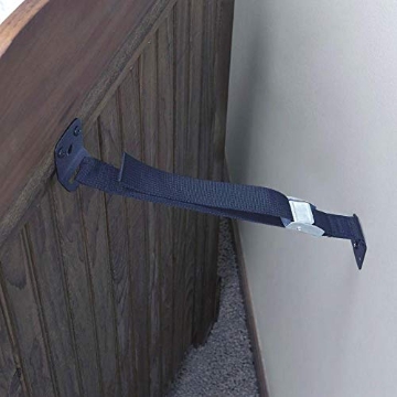 Picture of NORTH STATES 6140 Toddleroo by North States - Furniture & TV Straps for Baby Proofing: Child Proof Anti Tip Straps for Furniture - 2 Pack - Black (EA)