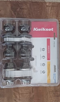 Picture of Kwikset 92420-045 Cove Project Pack - Two Keyed Knobs and Two Keyed One Side Deadbolts - with Pin & Tumbler Venetian Bronze (EA)