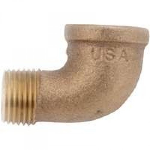 Picture of Andersen 738116-04 90 degrees Red Brass Threaded Street Elbow (EA)