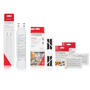 Picture of Electrical Distributing Inc FRIGCOMBO9 Frigidaire PurePour® PWF-1™ FPPWFU01 + PureAir® RAF-2™ FRGPAAF2 + 2 pcs PK-1™ FRPAPKRF Water & Air Filter Combo (EA)