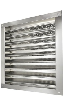 Picture of LL BUILDING PRODUCTS DA1212 Master Flow GAF 12 in. x 12 in. Aluminum Wall Louver Static Vent- with Durable One-Piece Construction, Mill Finish, No Screen Required, Flush or Recessed Installation for Attic Intake & Exhaust (EA)