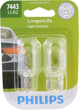 Picture of Philips Monitors 7443LLB2 Philips LongerLife Mini Bulb - 7443LLB2 (EA)
