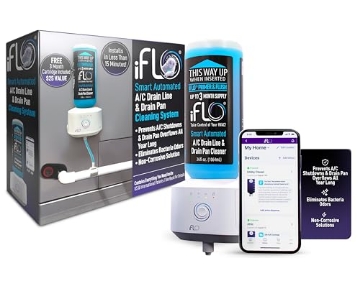 Picture of GREAT NECK SAW MFG CO IFLOKIT01 iFLO® Smart A/C Drain Line and Drain Pan Cleaner for HVAC System, Clog-Free, Easy Installation & App-Controlled Air Conditioner Maintenance, Includes 36oz Cleaner Cartridge, 3 Month Supply (EA)
