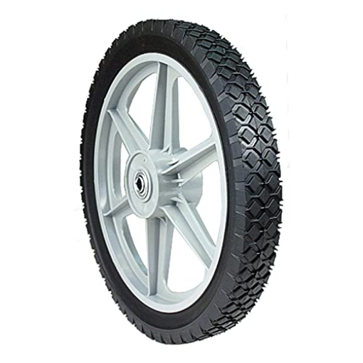 Picture of Maxpower 335110 Maxpower 335110 14" x 1.75" Spoked Plastic Wheel with Diamond Tread (EA)