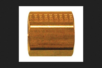 Picture of JMF COMPANY 47058 JMF 3/16 in. Dia. x 3/16 in. Dia. Flare to Flare to Flared Yellow Brass Inverted Union (PK-5-EA)