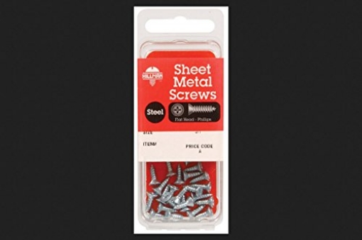 Picture of HILLMAN 5541 Hillman 6 Sizes x 3/4 in. L Phillips Flat Head Zinc-Plated Steel Sheet Metal Screws 20 pk (PK-10-EA)