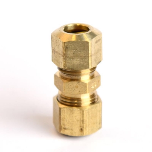 Picture of ACE TRADING - ZW 6JC120110701049 5/16 in. Compression X 5/16 in. D Compression Yellow Brass Union (PK-5-EA)