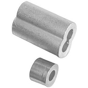 Picture of National/Spectrum Brands N283-861 NATIONAL MFG/SPECTRUM BRANDS HHI National/Spectrum Brands HHI N283-861 FBA_N283-861 Ferrules/Stops, 3/16 Inch, Aluminum (EA)