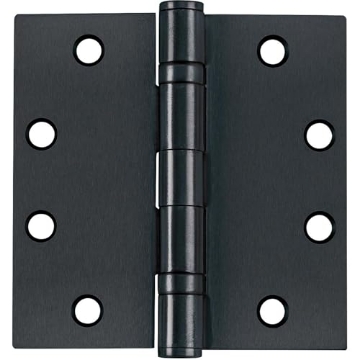 Picture of Tell Manufacturing HG100330 Tell HG100330 Ball Bearing Door Hinge, Matte Black, 4-1/2 x 4-1/2 in., 3-Pk. - Quantity 1 (EA)