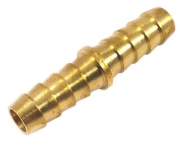 Picture of FORNEY INDUSTRIES INC 75357 Forney 75357 Brass Fitting, Hose Splicer, Barbed, 3/8-Inch to 3/8-Inch (EA)