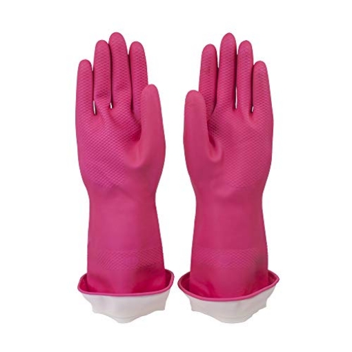 Picture of Casabella 8546060 Casabella 46060 Premium Waterblock Gloves, Large, 1-Pair, Pink (EA)