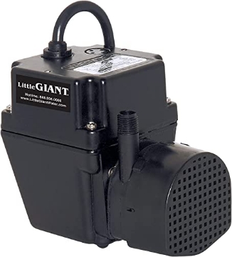 Picture of LITTLE GIANT LADDER SYSTEMS LLC 502375 Little Giant 2E-38N-WG In-line/Submersible 300 GPH, 1/40 HP, 115 Volt Manual Small Oil-filled Aluminum Pump with 15-ft. Cord, Black, 502375 (EA)