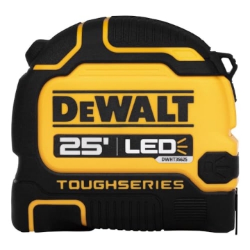 Picture of DEWALT(R) DWHT35625S 25FT LIGHTED TAPE MEASURE (EA)
